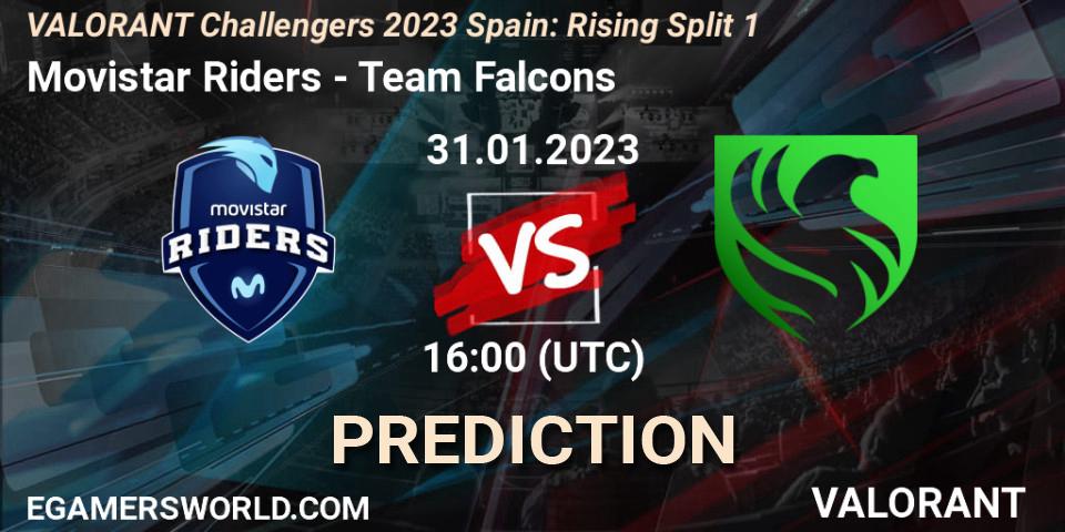Prognoza Movistar Riders - Falcons. 31.01.2023 at 16:00, VALORANT, VALORANT Challengers 2023 Spain: Rising Split 1