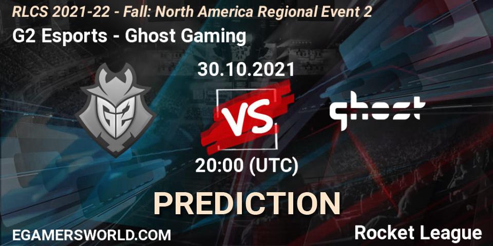 Prognoza G2 Esports - Ghost Gaming. 30.10.2021 at 20:00, Rocket League, RLCS 2021-22 - Fall: North America Regional Event 2