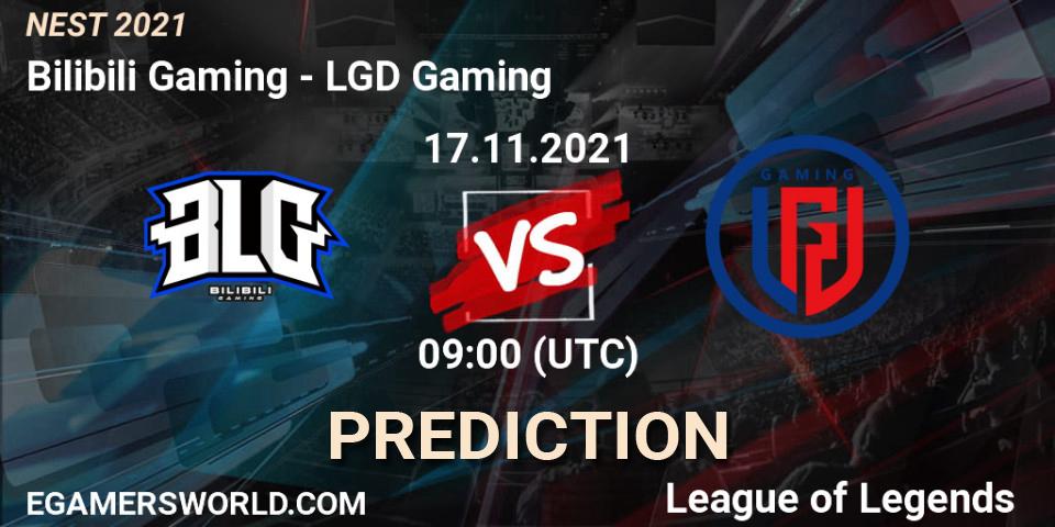 Prognoza LGD Gaming - Bilibili Gaming. 17.11.2021 at 07:00, LoL, NEST 2021