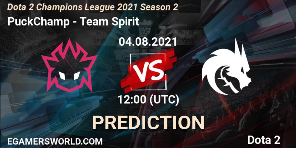 Prognoza PuckChamp - Team Spirit. 04.08.2021 at 12:29, Dota 2, Dota 2 Champions League 2021 Season 2
