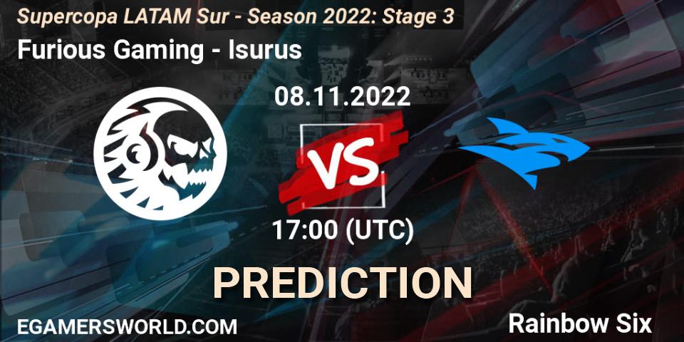 Prognoza Furious Gaming - Isurus. 08.11.2022 at 17:00, Rainbow Six, Supercopa LATAM Sur - Season 2022: Stage 3