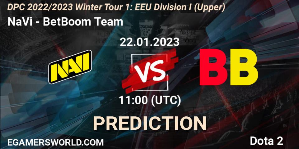 Prognoza NaVi - BetBoom Team. 22.01.2023 at 11:03, Dota 2, DPC 2022/2023 Winter Tour 1: EEU Division I (Upper)