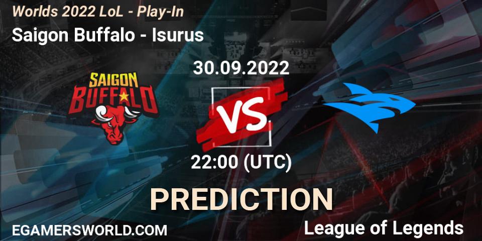 Prognoza Saigon Buffalo - Isurus. 30.09.2022 at 22:00, LoL, Worlds 2022 LoL - Play-In