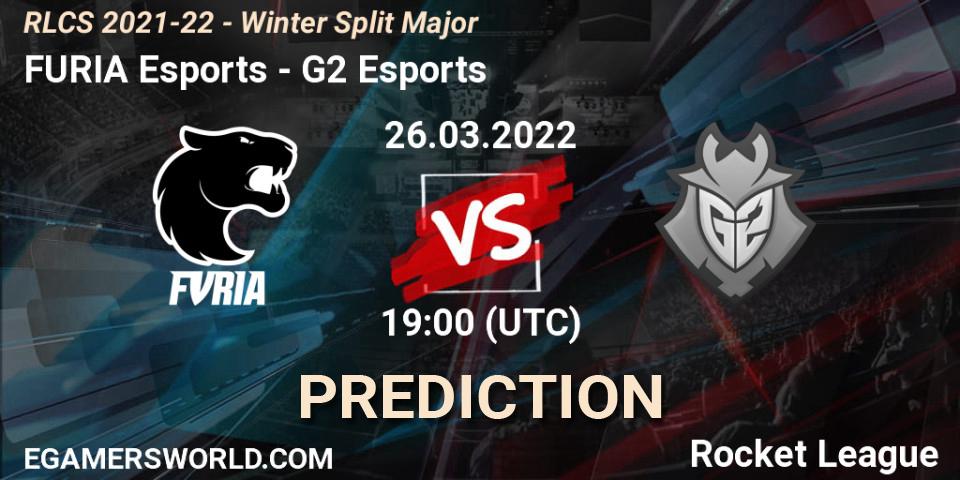 Prognoza FURIA Esports - G2 Esports. 26.03.2022 at 19:00, Rocket League, RLCS 2021-22 - Winter Split Major