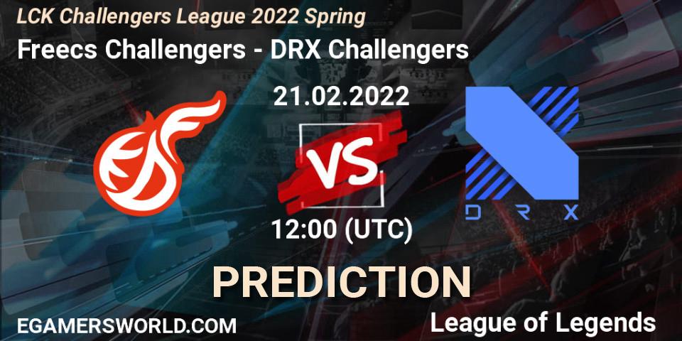 Prognoza Freecs Challengers - DRX Challengers. 21.02.2022 at 12:00, LoL, LCK Challengers League 2022 Spring