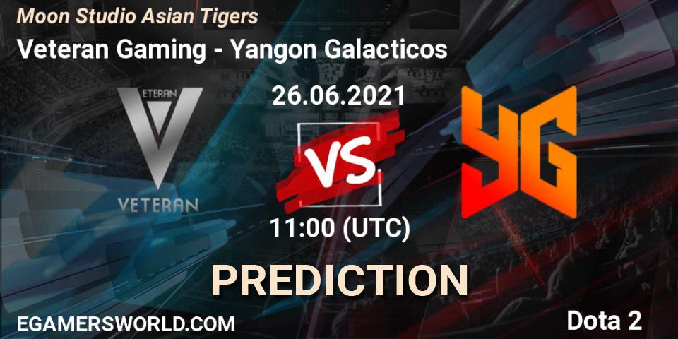 Prognoza Veteran Gaming - Yangon Galacticos. 26.06.21, Dota 2, Moon Studio Asian Tigers