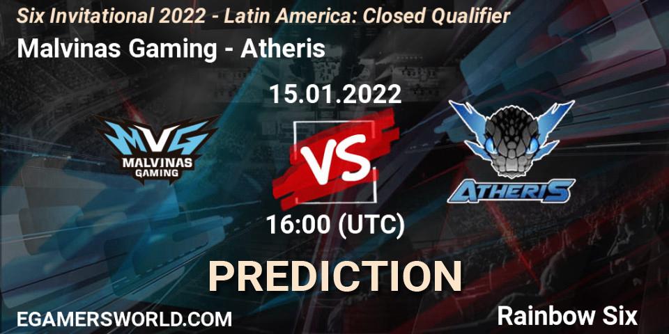 Prognoza Malvinas Gaming - Atheris. 15.01.2022 at 16:00, Rainbow Six, Six Invitational 2022 - Latin America: Closed Qualifier