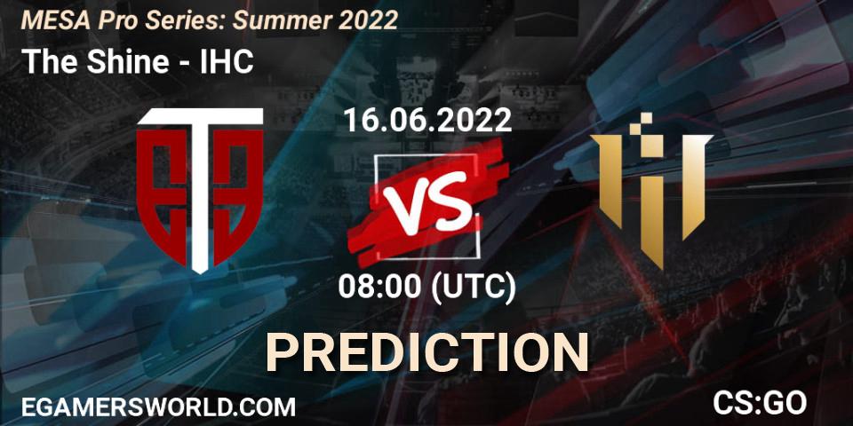 Prognoza Aravt - IHC. 16.06.2022 at 08:00, Counter-Strike (CS2), MESA Pro Series: Summer 2022