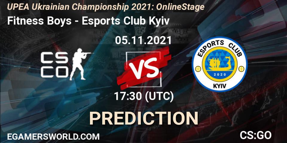 Prognoza Fitness Boys - Esports Club Kyiv. 05.11.2021 at 17:30, Counter-Strike (CS2), UPEA Ukrainian Championship 2021: Online Stage