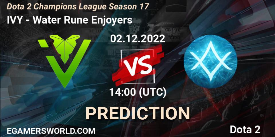 Prognoza IVY - GameAcces. 02.12.22, Dota 2, Dota 2 Champions League Season 17