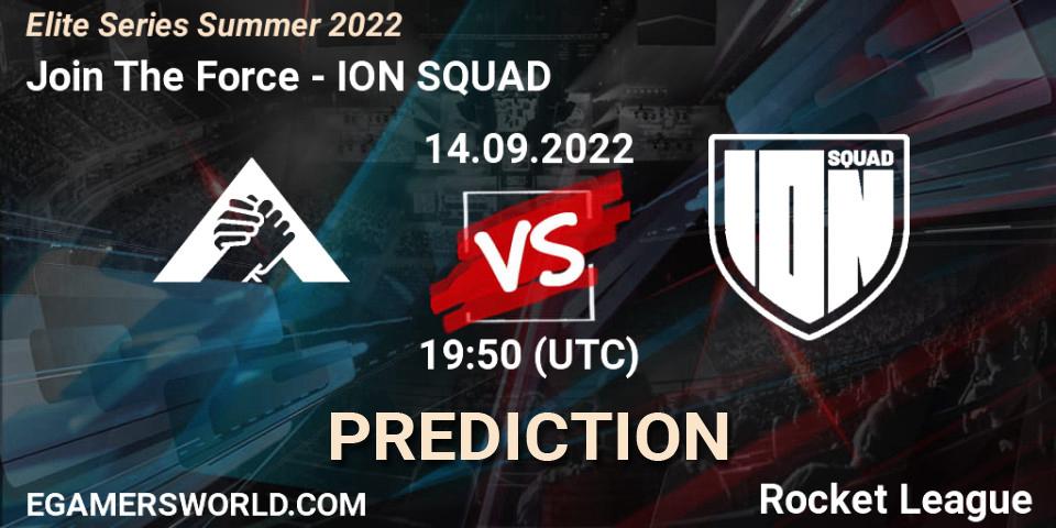 Prognoza Join The Force - ION SQUAD. 14.09.2022 at 19:50, Rocket League, Elite Series Summer 2022