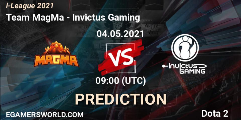 Prognoza Team MagMa - Invictus Gaming. 04.05.2021 at 09:22, Dota 2, i-League 2021 Season 1