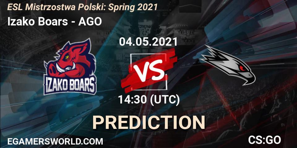 Prognoza Izako Boars - AGO. 04.05.2021 at 14:30, Counter-Strike (CS2), ESL Mistrzostwa Polski: Spring 2021