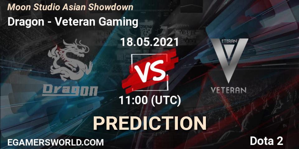 Prognoza Dragon - Veteran Gaming. 18.05.2021 at 11:05, Dota 2, Moon Studio Asian Showdown