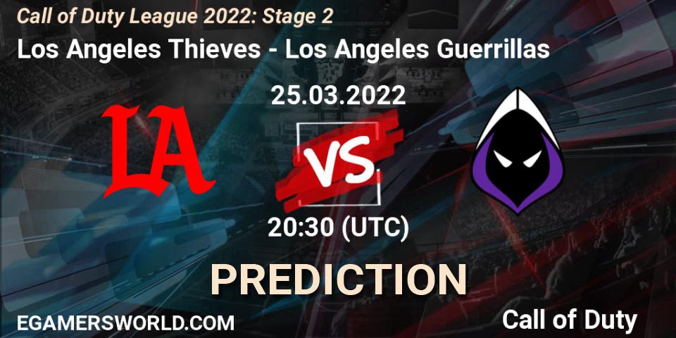 Prognoza Los Angeles Thieves - Los Angeles Guerrillas. 25.03.22, Call of Duty, Call of Duty League 2022: Stage 2