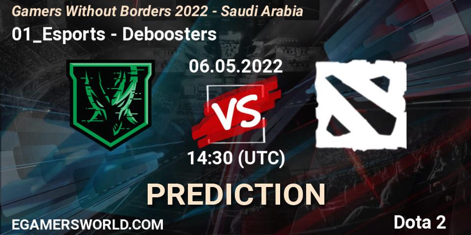 Prognoza 01_Esports - Deboosters. 06.05.2022 at 15:30, Dota 2, Gamers Without Borders 2022 - Saudi Arabia