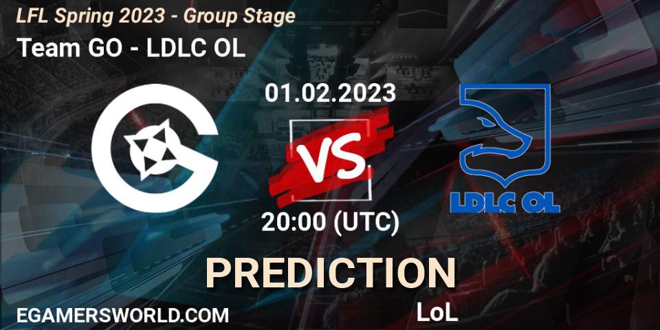 Prognoza Team GO - LDLC OL. 01.02.23, LoL, LFL Spring 2023 - Group Stage