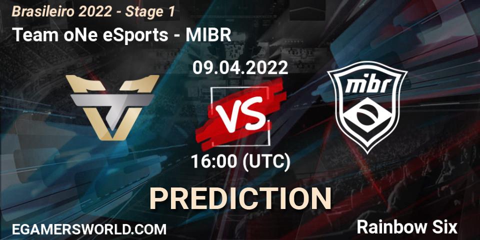 Prognoza Team oNe eSports - MIBR. 09.04.22, Rainbow Six, Brasileirão 2022 - Stage 1