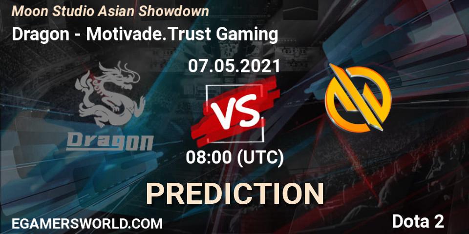 Prognoza Dragon - Motivade.Trust Gaming. 07.05.2021 at 08:19, Dota 2, Moon Studio Asian Showdown