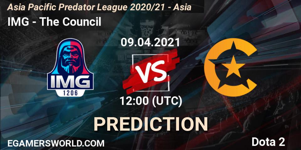 Prognoza IMG - The Council. 09.04.21, Dota 2, Asia Pacific Predator League 2020/21 - Asia