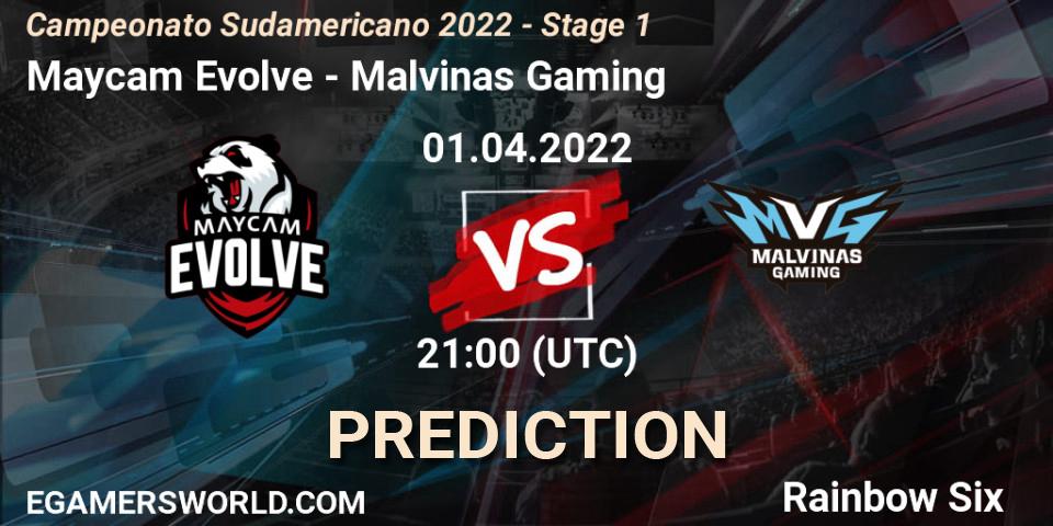 Prognoza Maycam Evolve - Malvinas Gaming. 01.04.22, Rainbow Six, Campeonato Sudamericano 2022 - Stage 1
