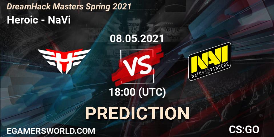 Prognoza Heroic - NaVi. 08.05.2021 at 18:00, Counter-Strike (CS2), DreamHack Masters Spring 2021