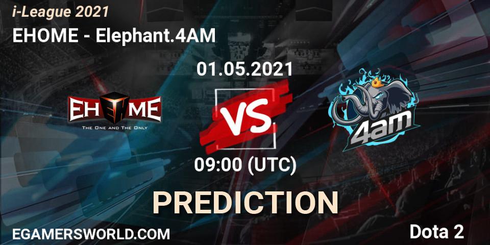 Prognoza EHOME - Elephant.4AM. 01.05.2021 at 09:14, Dota 2, i-League 2021 Season 1