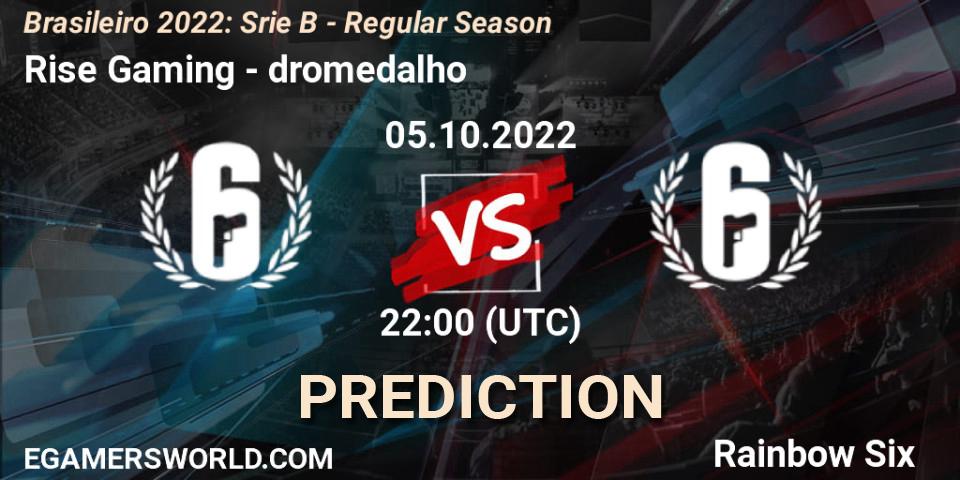 Prognoza Rise Gaming - dromedalho. 05.10.22, Rainbow Six, Brasileirão 2022: Série B - Regular Season