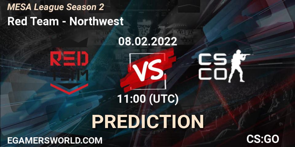Prognoza Red Team - Northwest. 12.02.2022 at 11:00, Counter-Strike (CS2), MESA League Season 2