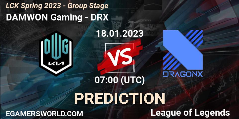 Prognoza Dplus - DRX. 18.01.2023 at 08:00, LoL, LCK Spring 2023 - Group Stage