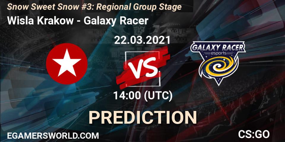 Prognoza Wisla Krakow - Galaxy Racer. 22.03.2021 at 14:00, Counter-Strike (CS2), Snow Sweet Snow #3: Regional Group Stage