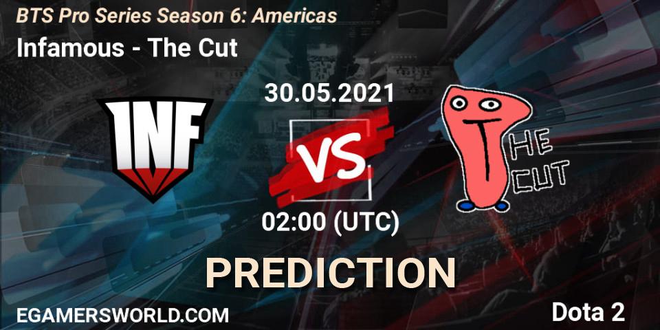 Prognoza Infamous - The Cut. 30.05.2021 at 03:54, Dota 2, BTS Pro Series Season 6: Americas