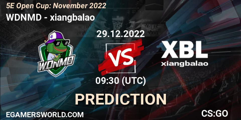 Prognoza WDNMD - xiangbalao. 29.12.2022 at 10:20, Counter-Strike (CS2), 5E Open Cup: November 2022