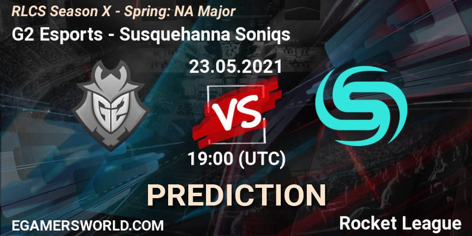 Prognoza G2 Esports - Susquehanna Soniqs. 23.05.2021 at 18:55, Rocket League, RLCS Season X - Spring: NA Major
