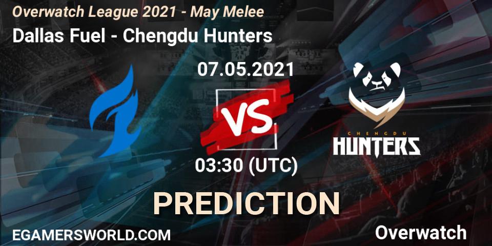 Prognoza Dallas Fuel - Chengdu Hunters. 07.05.2021 at 03:30, Overwatch, Overwatch League 2021 - May Melee