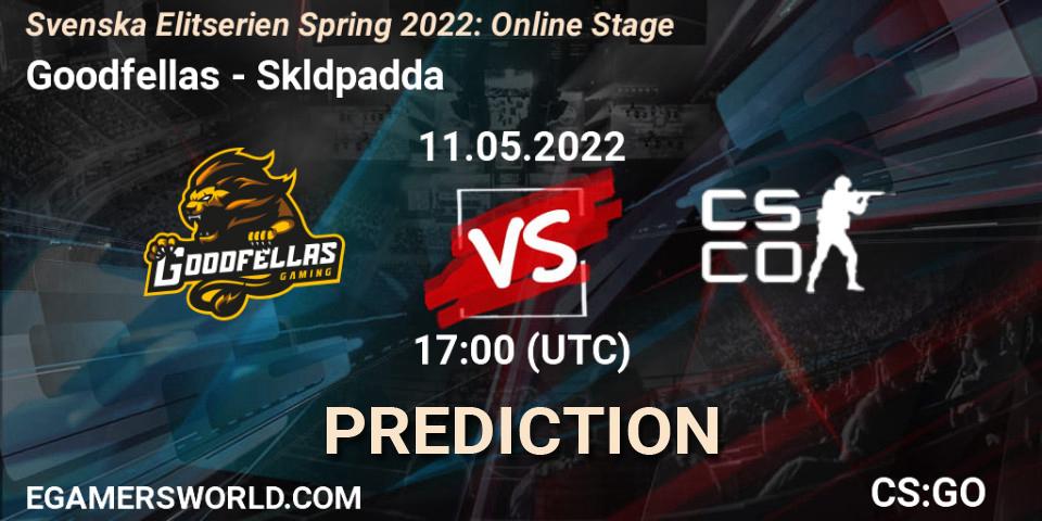 Prognoza Goodfellas - Sköldpadda. 11.05.22, CS2 (CS:GO), Svenska Elitserien Spring 2022: Online Stage