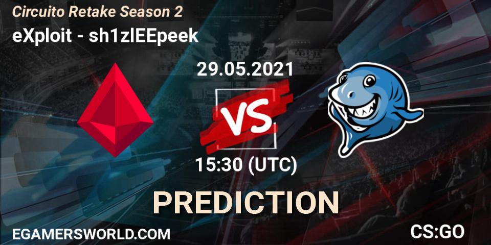 Prognoza eXploit - sh1zlEEpeek. 29.05.2021 at 15:30, Counter-Strike (CS2), Circuito Retake Season 2