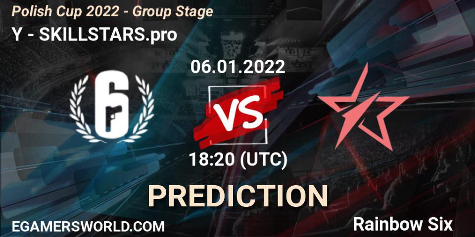 Prognoza YŚ - SKILLSTARS.pro. 06.01.2022 at 18:20, Rainbow Six, Polish Cup 2022 - Group Stage