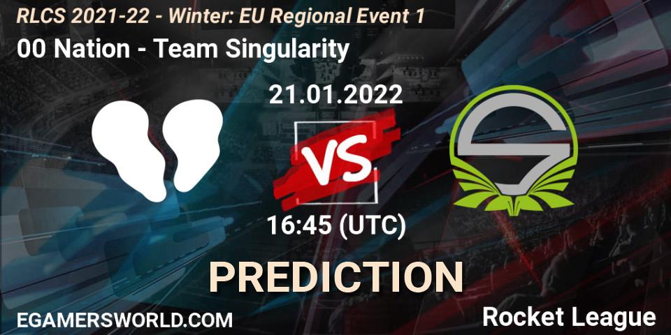 Prognoza 00 Nation - Team Singularity. 21.01.22, Rocket League, RLCS 2021-22 - Winter: EU Regional Event 1