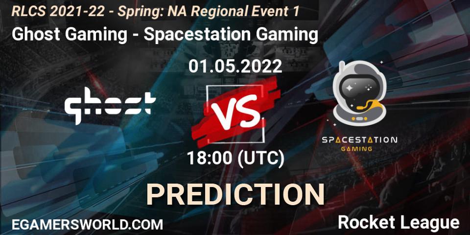 Prognoza Ghost Gaming - Spacestation Gaming. 01.05.2022 at 18:00, Rocket League, RLCS 2021-22 - Spring: NA Regional Event 1