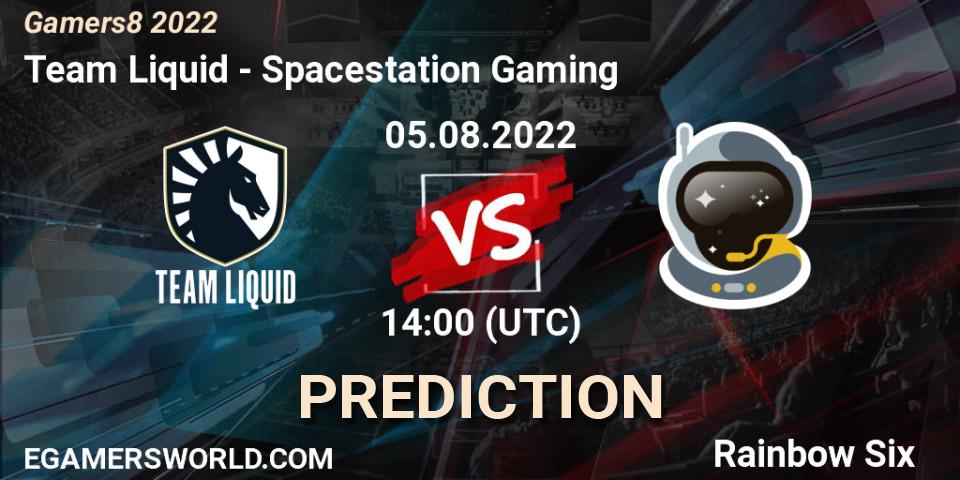 Prognoza Team Liquid - Spacestation Gaming. 05.08.22, Rainbow Six, Gamers8 2022