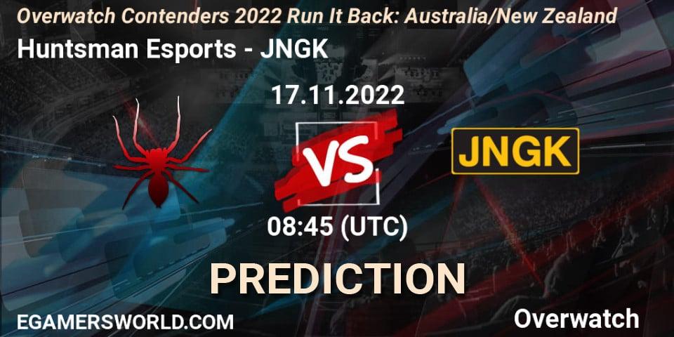 Prognoza Huntsman Esports - JNGK. 17.11.2022 at 10:00, Overwatch, Overwatch Contenders 2022 - Australia/New Zealand - November