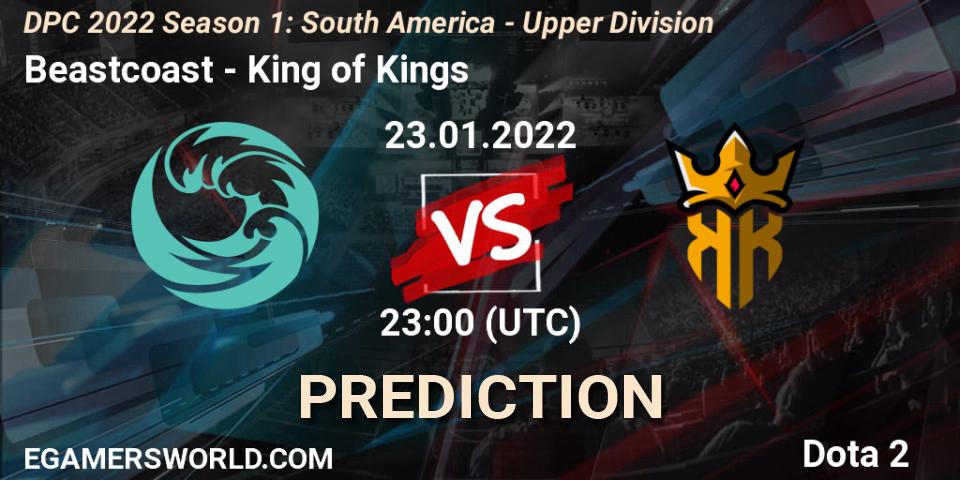 Prognoza Beastcoast - King of Kings. 23.01.2022 at 23:41, Dota 2, DPC 2022 Season 1: South America - Upper Division