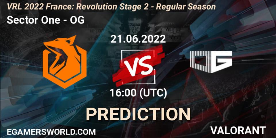 Prognoza Sector One - OG. 21.06.22, VALORANT, VRL 2022 France: Revolution Stage 2 - Regular Season