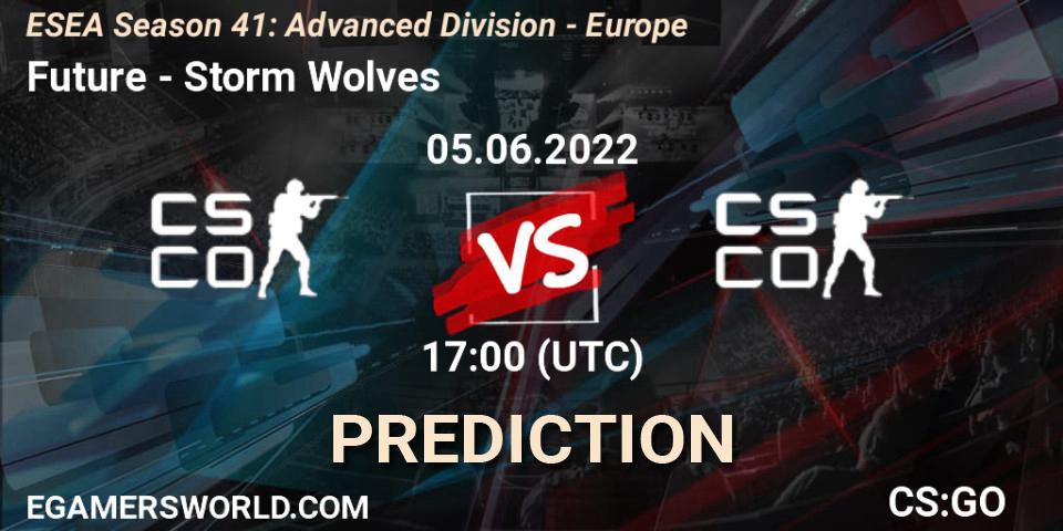 Prognoza Future - Storm Wolves. 05.06.2022 at 17:00, Counter-Strike (CS2), ESEA Season 41: Advanced Division - Europe