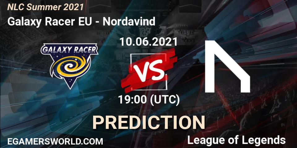 Prognoza Galaxy Racer EU - Nordavind. 10.06.2021 at 19:00, LoL, NLC Summer 2021