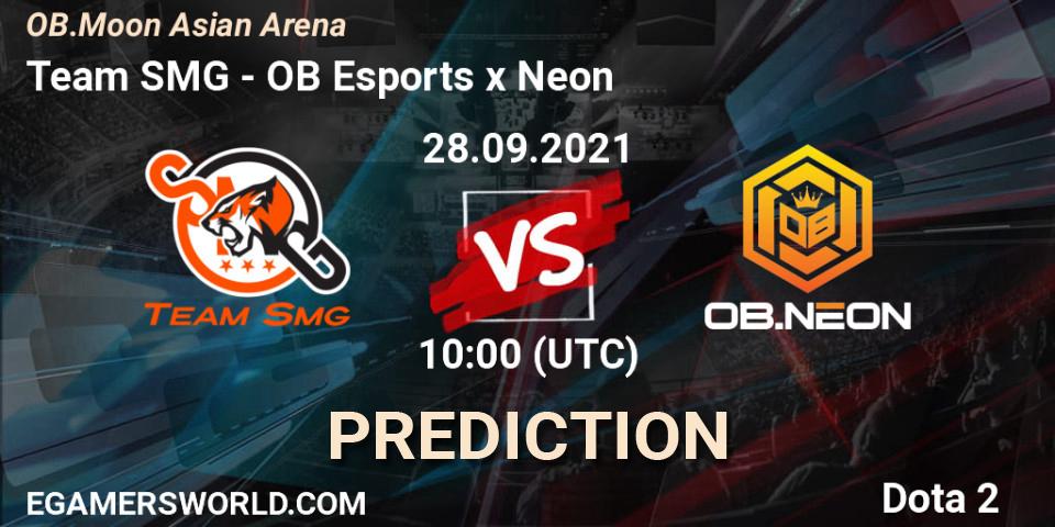 Prognoza Team SMG - OB Esports x Neon. 28.09.2021 at 10:46, Dota 2, OB.Moon Asian Arena