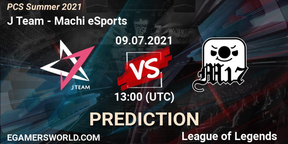 Prognoza J Team - Machi eSports. 09.07.2021 at 13:00, LoL, PCS Summer 2021