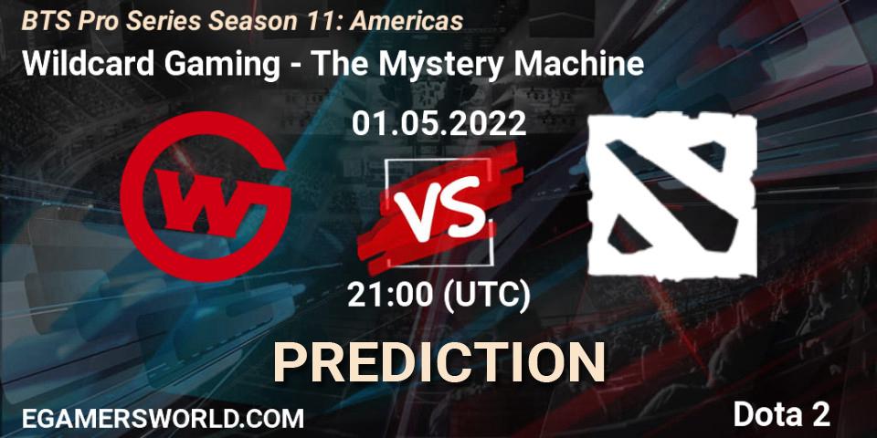 Prognoza Wildcard Gaming - The Mystery Machine. 01.05.2022 at 21:03, Dota 2, BTS Pro Series Season 11: Americas