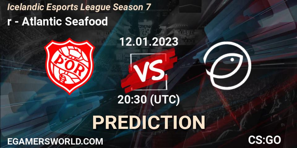 Prognoza Þór - Atlantic Seafood. 12.01.2023 at 20:30, Counter-Strike (CS2), Icelandic Esports League Season 7